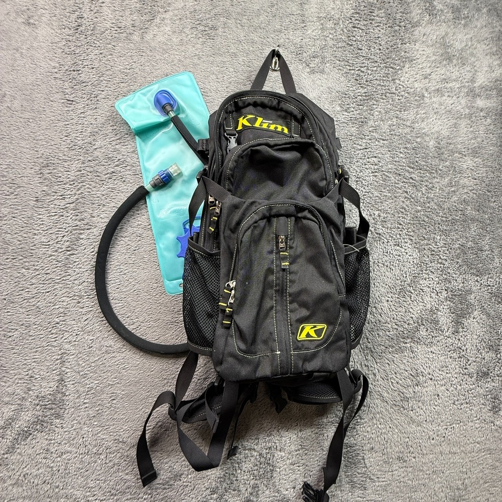 Klim Avy Hydration Pack Black 2L Water Pouch Powersports Bag Backpack